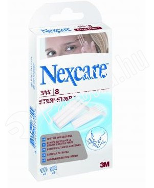 Nexcare steri strip sebzáró csík 8x