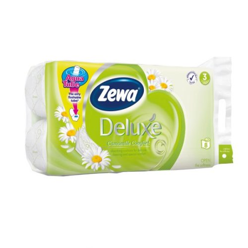 Zewa deluxe toalettpapír 3 réteg kamilla 8 db