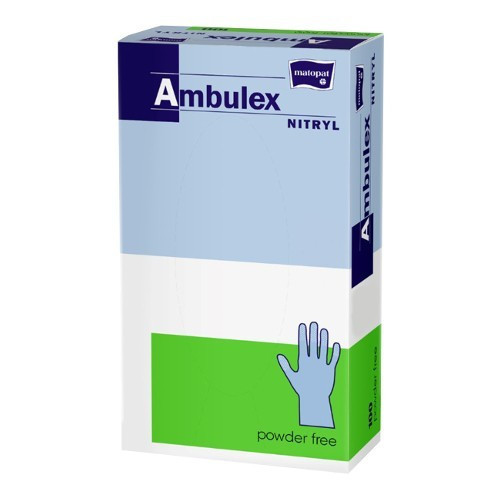 Gumikesztyű ambulex vizsg M latex púderes 100x