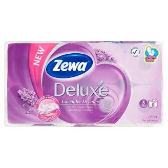 Zewa deluxe toalettpapír 3 réteg levendula 8 db