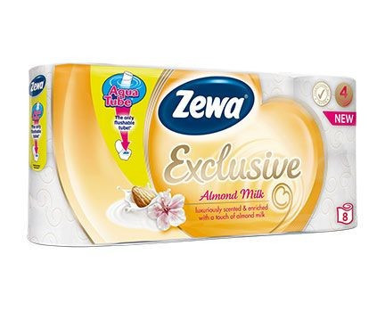 Zewa deluxe toalettpapír 4 réteg almond milk 8 db