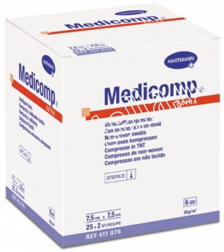 Medicomp extra steril sebtapasz 7,5x7,5 cm 50x h 421733