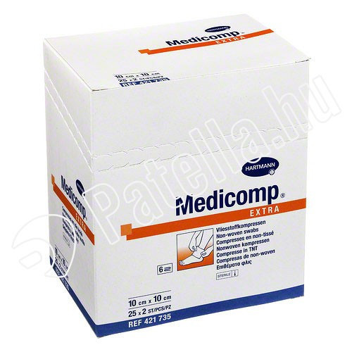 Medicomp extra steril sebtapasz 10x10 cm 50x hr