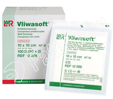 Vliwasoft 10 cm x 10 cm steril 150x 12065