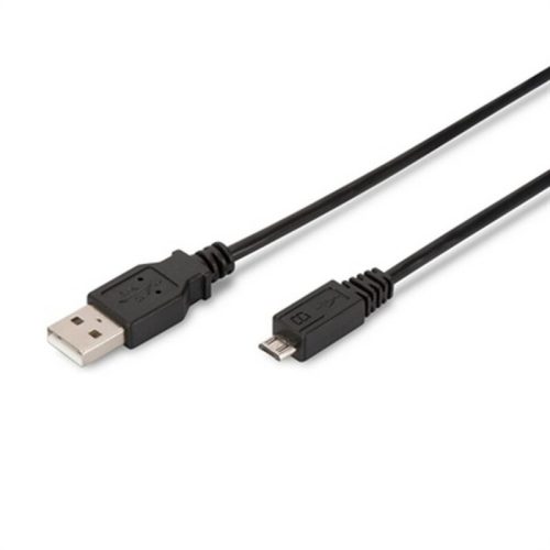 USB 2.0-kábel Ewent EC1018 Fekete 0,5 m