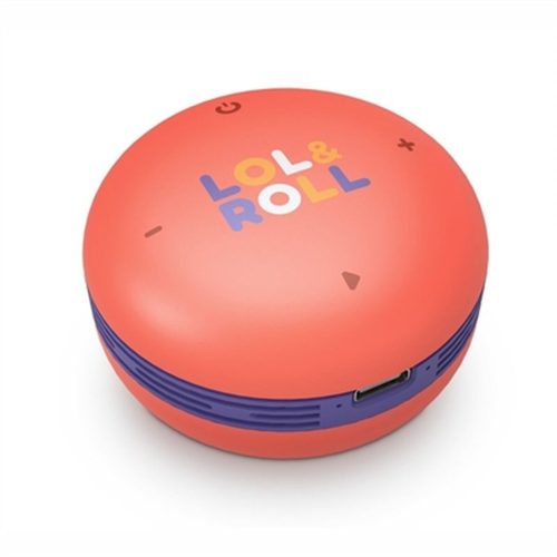 Bluetooth Hordozható Hangszóró Energy Sistem Lol&Roll Pop Kids Narancszín 5 W