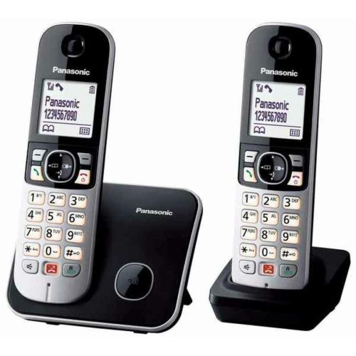 Vezeték Nélküli Telefon Panasonic KX-TG6852SPB Fekete