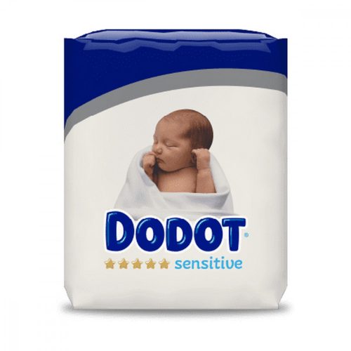 Eldobható pelenkák Dodot Dodot Sensitive Rn 2-5 Kg 1 Méret0 80 egység