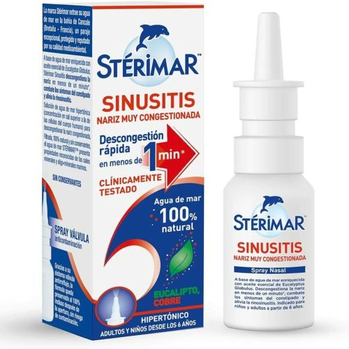 Orrspray Stérimar Sinusitis Sós víz Dekongesztálja 20 ml