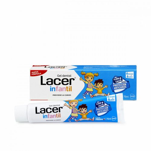 Fogkrém Lacer Gyermek Eper (75 ml)