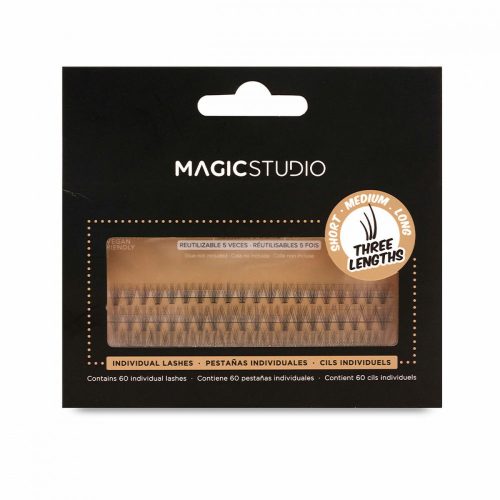 Hamis szempillák beállítása Magic Studio Mink Egyedi 60 egység (60 egység)