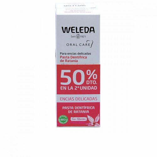 Érzékeny Ínyek Fogkrém Weleda Oral Care 2 x 75 ml ratánia