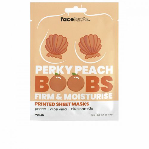 Hidratáló Maszk Face Facts Perky Peach Boobs mellszobor 25 ml