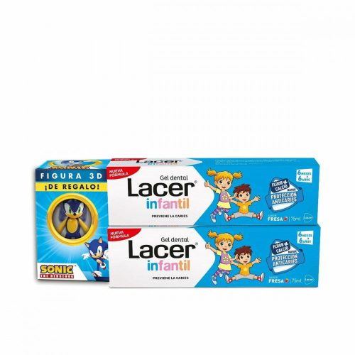 Fogkrém Lacer Infantil 75 ml Eper 2 egység