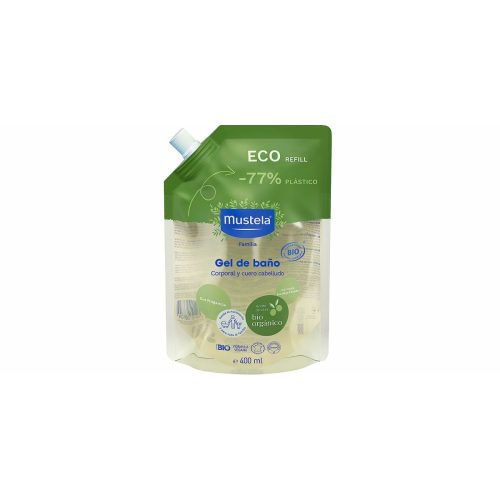 2-in-1 Gél és Sampon Mustela   Töltő 400 ml