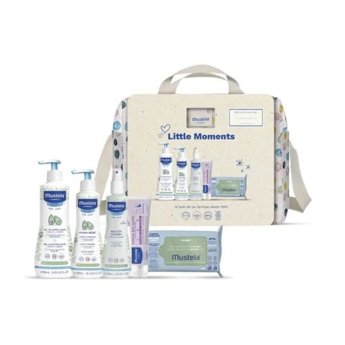 Utazótáska Mustela Bolsa Paseo Little Moments Lunares Lote 6 Darabok