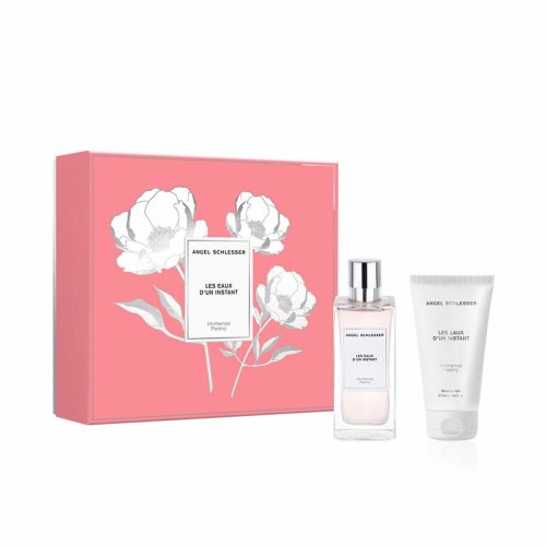 Unisex Parfüm Szett Angel Schlesser Les Eaux d'un Instant Immense Peony 2 Darabok