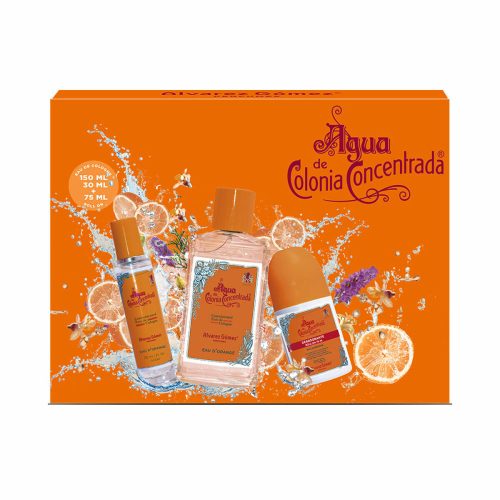 Unisex Parfüm Szett Alvarez Gomez Agua de Colonia Concentrada Eau d'Orange 3 Darabok