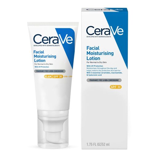 Hidratáló Arcápoló Folyadék CeraVe Spf 30 52 ml