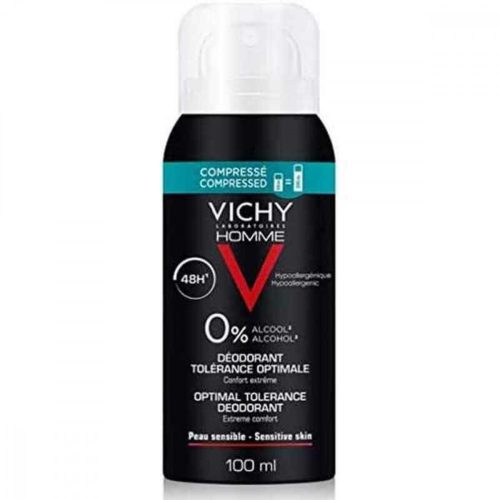 Spray Dezodor Vichy Tolérance Optimale Men Alkoholmentes 48 óra Unisex felnőtteknek (100 ml)