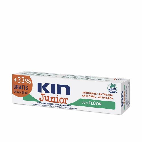 Fogkrém Kin Kin Junior Menta Szuvasodás ellen 25 ml (100 ml)