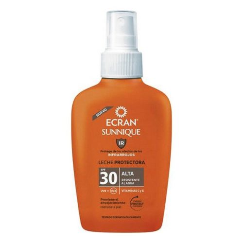 Test Napvédő Spray Ecran Sunnique IR Naptej SPF 30 (100 ml)