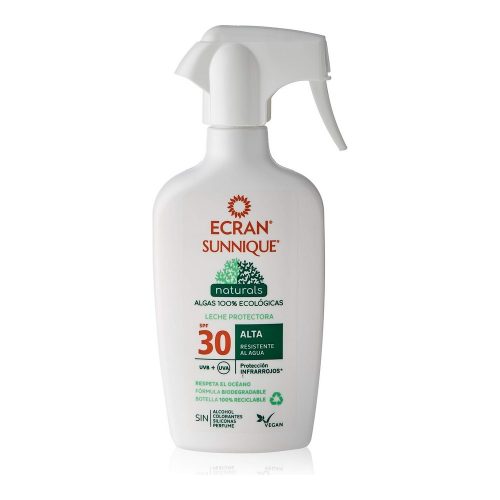 Test Napvédő Spray Ecran Sunnique Naturals Naptej SPF 30 (300 ml)