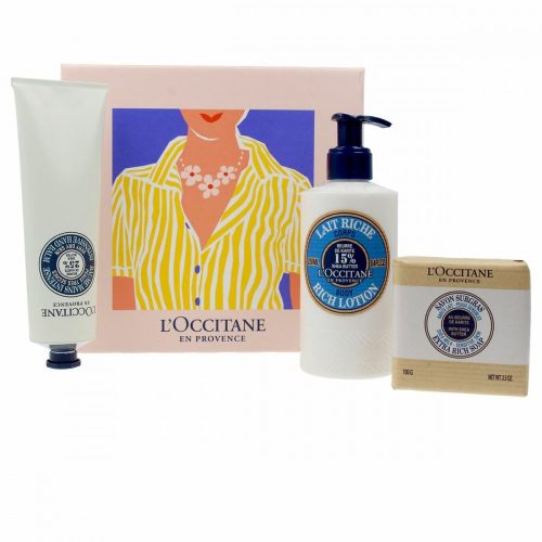 Uniszex Kozmetikum Szett L'Occitane En Provence Karite Lait Ultra Riche Corps (3 pcs)