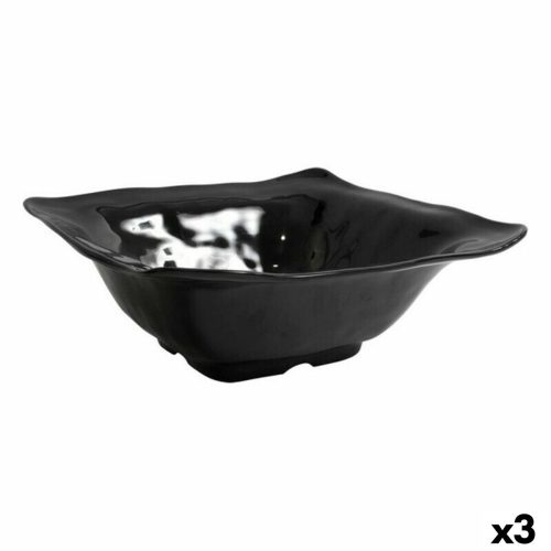 Salátás Tál AIR Inde 143888 Porcelán 36,5 x 35,8 x 13,6 cm (3 egység) (36,5 x 35,8 x 13,6 cm)