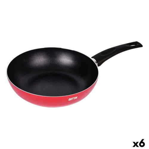 Wok Serpenyő Quttin Infinity Piros 28,3 x 47 x 10 cm