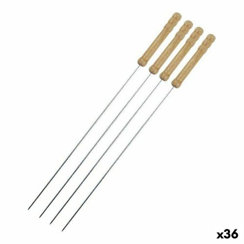 Grill nyárs készlet Fém 38,5 cm (4 Darabok) (36 Rgység) (4 pcs)