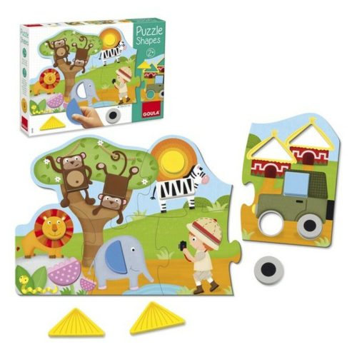 Fa Gyermek Puzzle Goula Goula Safari Fa (19 pcs)