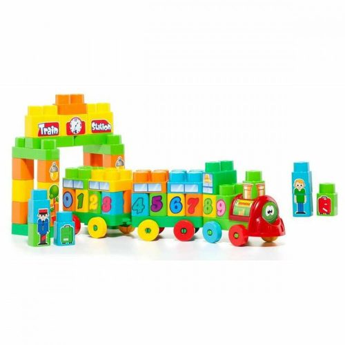 Kamion Építőkockákkal Moltó Train Station (70 pcs)