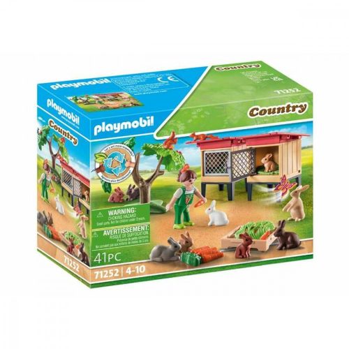 Playset Playmobil 71252 Country Rabbit Hutch 41 Darabok