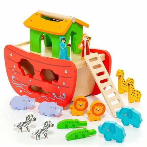 Playset Moltó Noah's ark Fa 17 Darabok