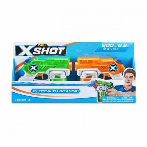 Vízipisztoly X-Shot Warfare Double Small Stealth 2 Darabok 16 x 13 x 3 cm