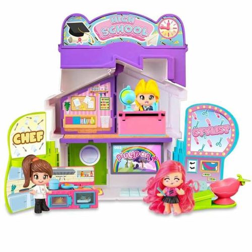 Playset Pinypon Chef & Stylist & High School 3 az 1