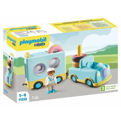 Playset Playmobil Kamion Donut 7 Darabok