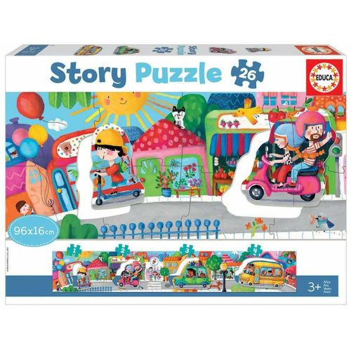 Gyermek Puzzle Educa Story Puzzle 26 Darabok