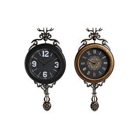 настолен часовник DKD Home Decor 26 x 7 x 31 cm Fehér Házak