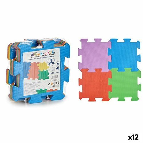 Puzzle szőnyeg Többszínű Eva Gumi (12 egység)