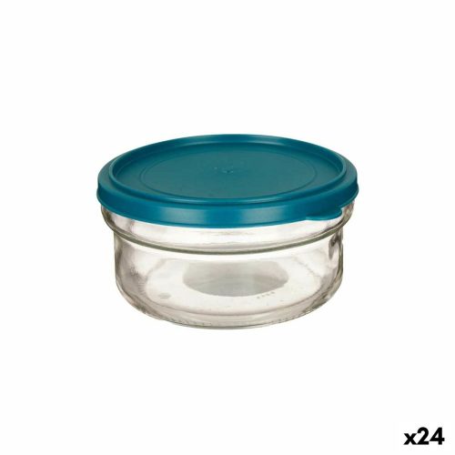 Kerek ebéddoboz fedéllel Zöld polipropilén 415 ml 12 x 6 x 12 cm (24 egység)