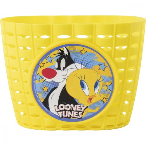 Gyermek kerékpár kosár Looney Tunes CZ10960 Sárga