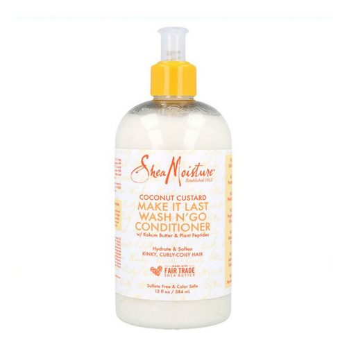 Hajkondícionáló Shea Moisture Coconut Custard Wash N'Go Shea Moisture (384 ml)