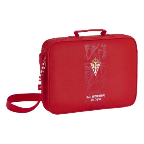 Iskolatáska Real Sporting de Gijón Piros (38 x 28 x 6 cm)