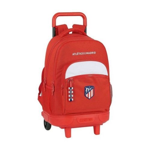 Iskolatáska Kerekekkel Compact Atlético Madrid M918 Piros Fehér (33 x 45 x 22 cm)