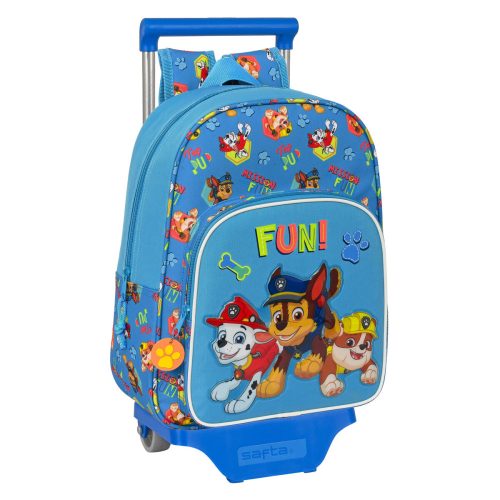 Iskolatáska Kerekekkel The Paw Patrol Friendship Kék 26 x 34 x 11 cm