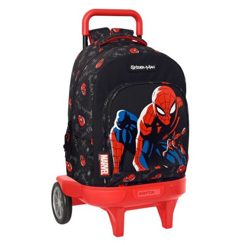 Iskolatáska Kerekekkel Spiderman Hero Fekete 33 X 45 X 22 cm