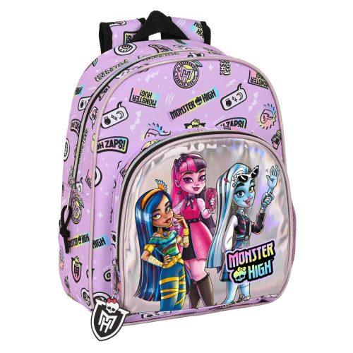 Iskolatáska Monster High Best boos Halványlila 28 x 34 x 10 cm