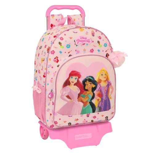 Iskolatáska Kerekekkel Disney Princess Summer adventures Rózsaszín 33 x 42 x 14 cm